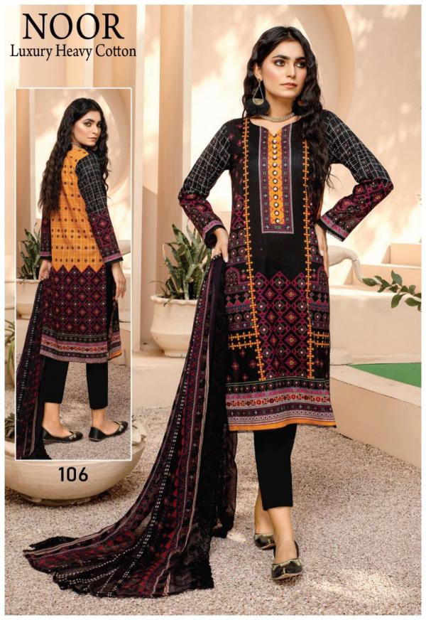 Noor Luxury Heavy Cotton Designer exclusive Dress mnaterial